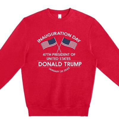 Donald Trump Won 2024 Election Inauguration Premium Crewneck Sweatshirt