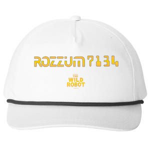 Dreamworks The Wild Robot Rozzum 7134 Snapback Five-Panel Rope Hat