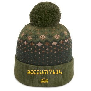 Dreamworks The Wild Robot Rozzum 7134 The Baniff Cuffed Pom Beanie