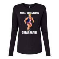 Donald Trump Wrestling Gift Womens Cotton Relaxed Long Sleeve T-Shirt