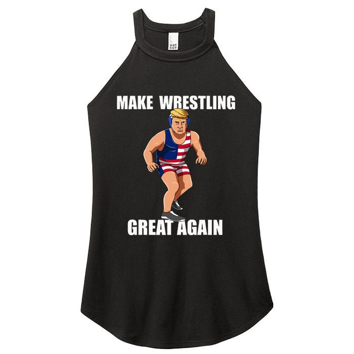 Donald Trump Wrestling Gift Women’s Perfect Tri Rocker Tank