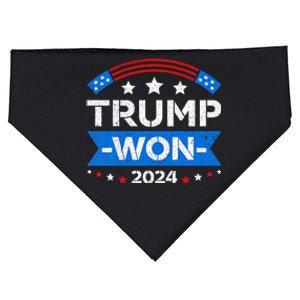 Donald Trump Won 2024 Election Inauguration January 20 2025 USA-Made Doggie Bandana