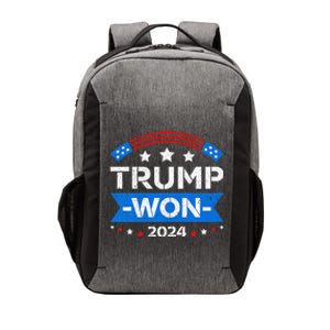 Donald Trump Won 2024 Election Inauguration January 20 2025 Vector Backpack