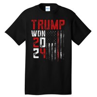 Donald Trump Won 2024 Election Inauguration Tall T-Shirt