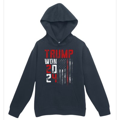 Donald Trump Won 2024 Election Inauguration Urban Pullover Hoodie