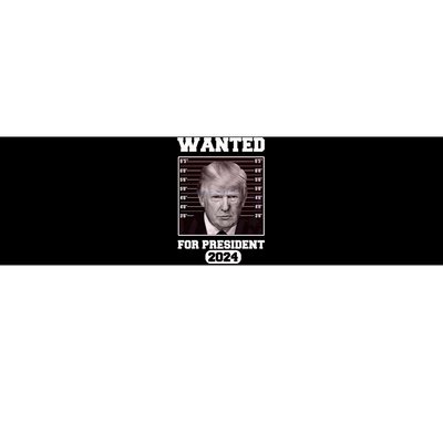 Donald Trump Wanted For President 2024 President Trump Mugshot Bumper Sticker