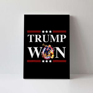 Donald Trump Won Get Over It 2024 Trump Won Election 2024 Canvas