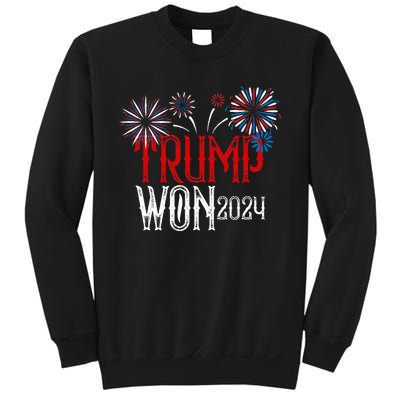 Donald Trump Won 2024 Election Inauguration Sweatshirt