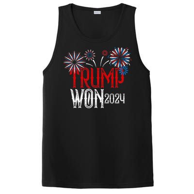 Donald Trump Won 2024 Election Inauguration PosiCharge Competitor Tank