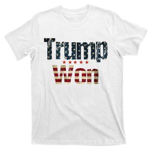 Donald Trump Won 2024 Election Inauguration T-Shirt