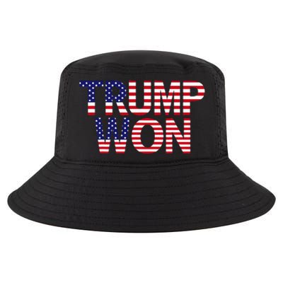 Donald Trump Won 2024 Election Republican Win Trump Won 2024 Cool Comfort Performance Bucket Hat