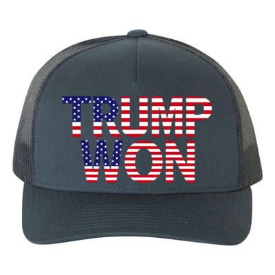 Donald Trump Won 2024 Election Republican Win Trump Won 2024 Yupoong Adult 5-Panel Trucker Hat