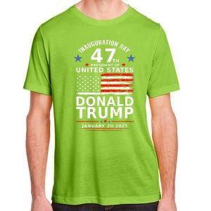 Donald Trump Won 2024 Usa Flag Election Inauguration Gift Adult ChromaSoft Performance T-Shirt