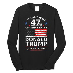 Donald Trump Won 2024 Usa Flag Election Inauguration Gift Long Sleeve Shirt