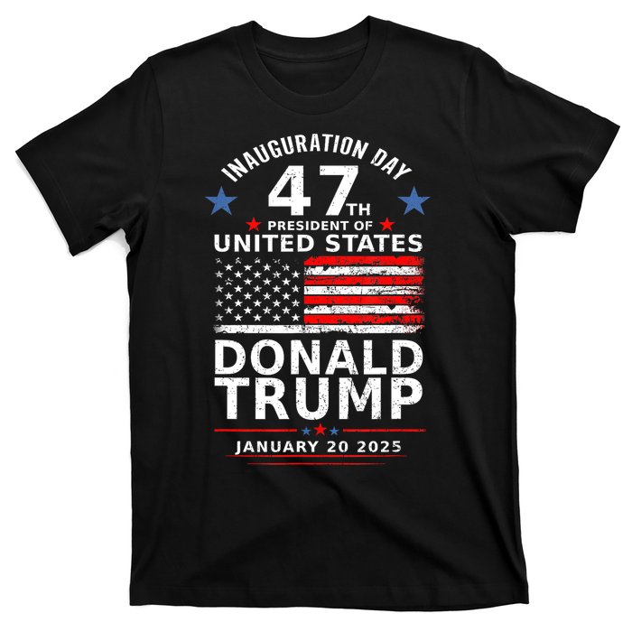 Donald Trump Won 2024 Usa Flag Election Inauguration Gift T-Shirt