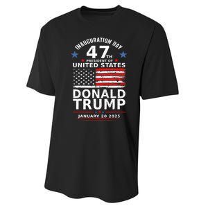 Donald Trump Won 2024 Usa Flag Election Inauguration Gift Performance Sprint T-Shirt