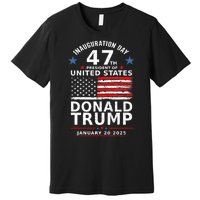 Donald Trump Won 2024 Usa Flag Election Inauguration Gift Premium T-Shirt