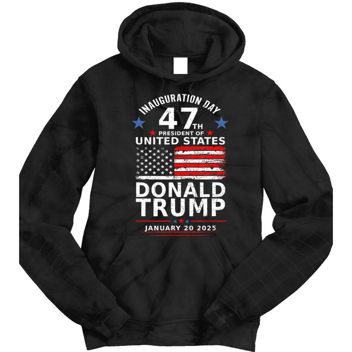 Donald Trump Won 2024 Usa Flag Election Inauguration Gift Tie Dye Hoodie