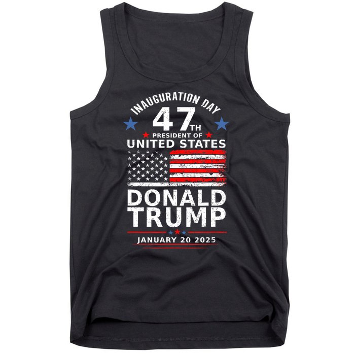 Donald Trump Won 2024 Usa Flag Election Inauguration Gift Tank Top