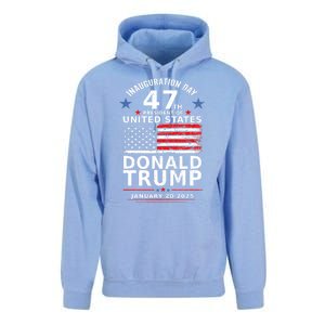 Donald Trump Won 2024 Usa Flag Election Inauguration Gift Unisex Surf Hoodie