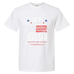 Donald Trump Won 2024 Usa Flag Election Inauguration Gift Garment-Dyed Heavyweight T-Shirt