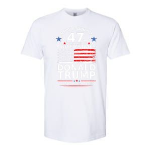 Donald Trump Won 2024 Usa Flag Election Inauguration Gift Softstyle CVC T-Shirt