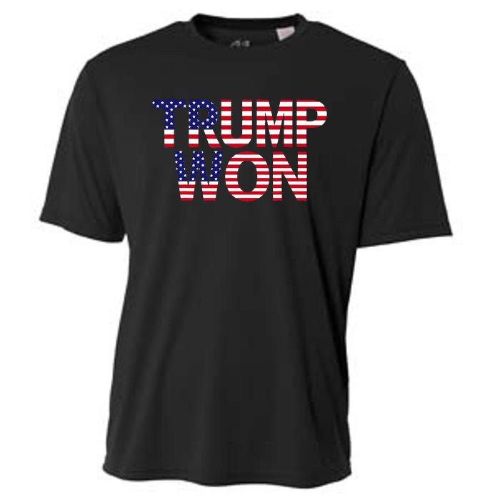 Donald Trump Won 2024 Election Republican Win Trump Won 2024 Cooling Performance Crew T-Shirt