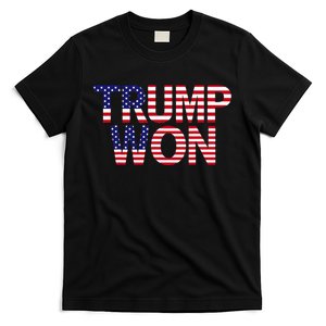 Donald Trump Won 2024 Election Republican Win Trump Won 2024 T-Shirt