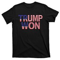 Donald Trump Won 2024 Election Republican Win Trump Won 2024 T-Shirt