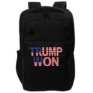 Donald Trump Won 2024 Election Republican Win Trump Won 2024 Impact Tech Backpack