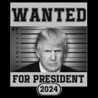 Donald Trump Wanted For President 2024 President Trump Mugshot Doggie Tank