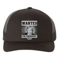 Donald Trump Wanted For President 2024 President Trump Mugshot Yupoong Adult 5-Panel Trucker Hat