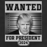 Donald Trump Wanted For President 2024 President Trump Mugshot Beanie