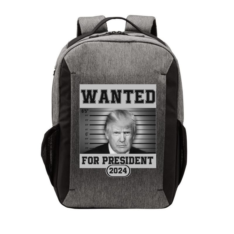 Donald Trump Wanted For President 2024 President Trump Mugshot Vector Backpack