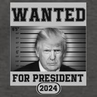 Donald Trump Wanted For President 2024 President Trump Mugshot Vector Backpack