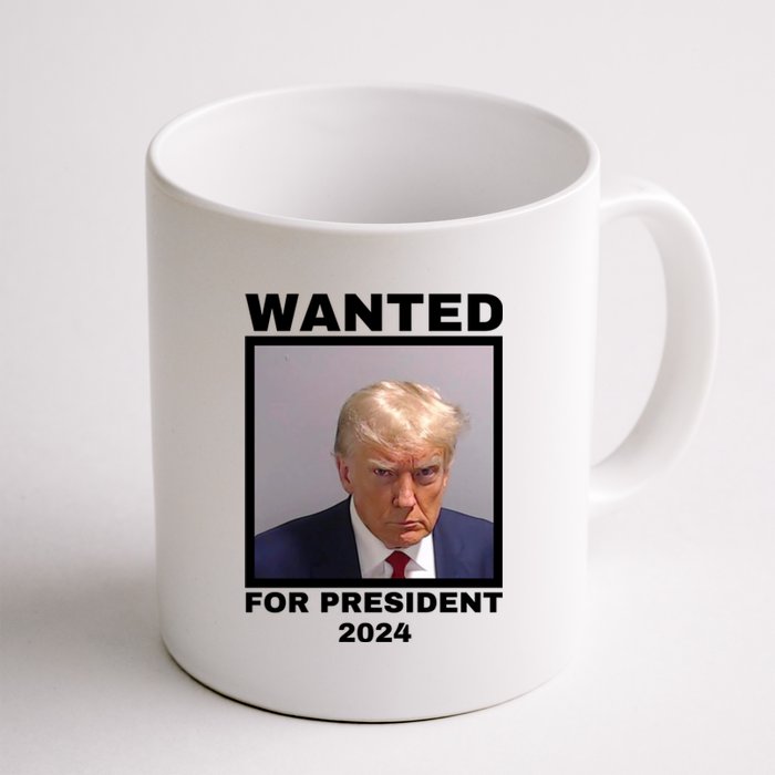 Trump wanted for President 2024 Trump Mugshot Coffee Mug