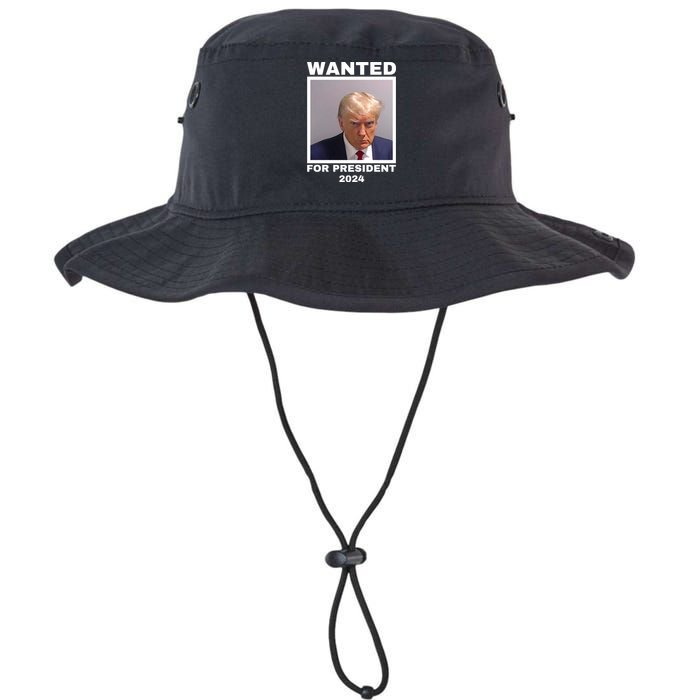 Trump wanted for President 2024 Trump Mugshot Legacy Cool Fit Booney Bucket Hat