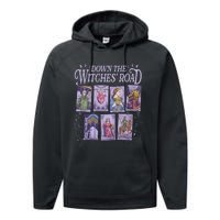 Down The Witches Road Performance Fleece Hoodie