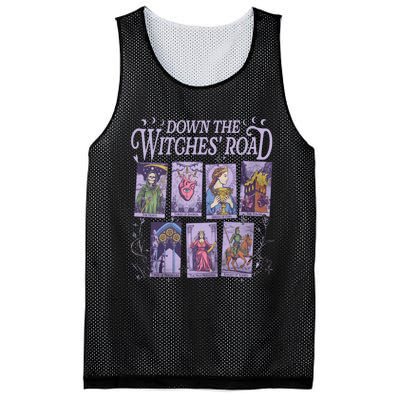 Down The Witches Road Mesh Reversible Basketball Jersey Tank