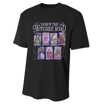 Down The Witches Road Performance Sprint T-Shirt