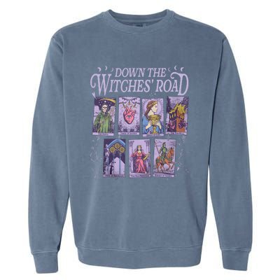 Down The Witches Road Garment-Dyed Sweatshirt