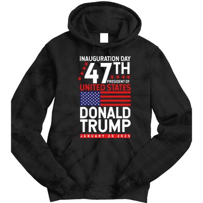 Donald Trump Won 2024 Election Inauguration Tie Dye Hoodie