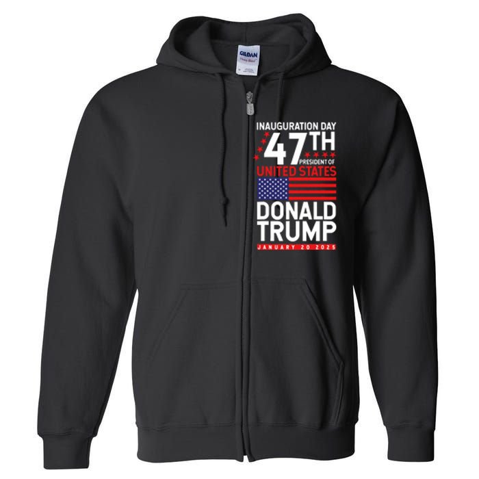 Donald Trump Won 2024 Election Inauguration Full Zip Hoodie