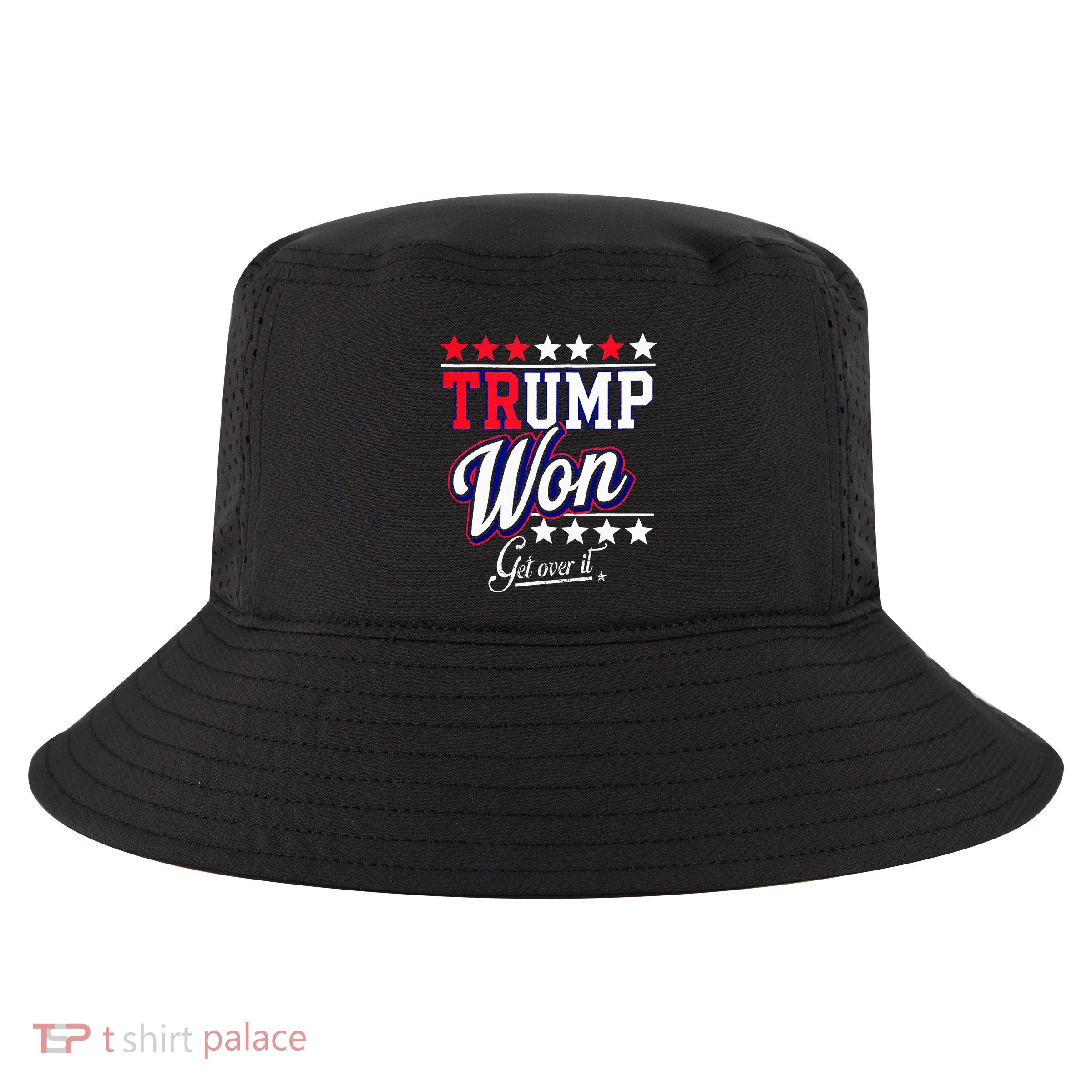 Donald Trump Won Get Over It 2024 Trump Won Cool Comfort Performance Bucket Hat