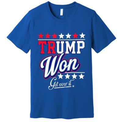 Donald Trump Won Get Over It 2024 Trump Won Premium T-Shirt