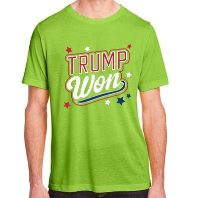 Donald Trump Won 2024 Election Republican Adult ChromaSoft Performance T-Shirt