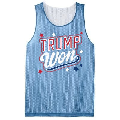 Donald Trump Won 2024 Election Republican Mesh Reversible Basketball Jersey Tank