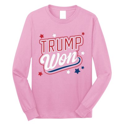 Donald Trump Won 2024 Election Republican Long Sleeve Shirt