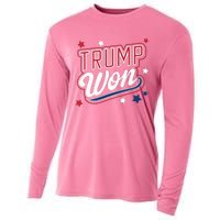 Donald Trump Won 2024 Election Republican Cooling Performance Long Sleeve Crew