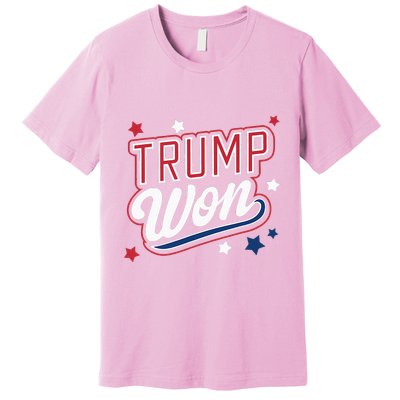 Donald Trump Won 2024 Election Republican Premium T-Shirt